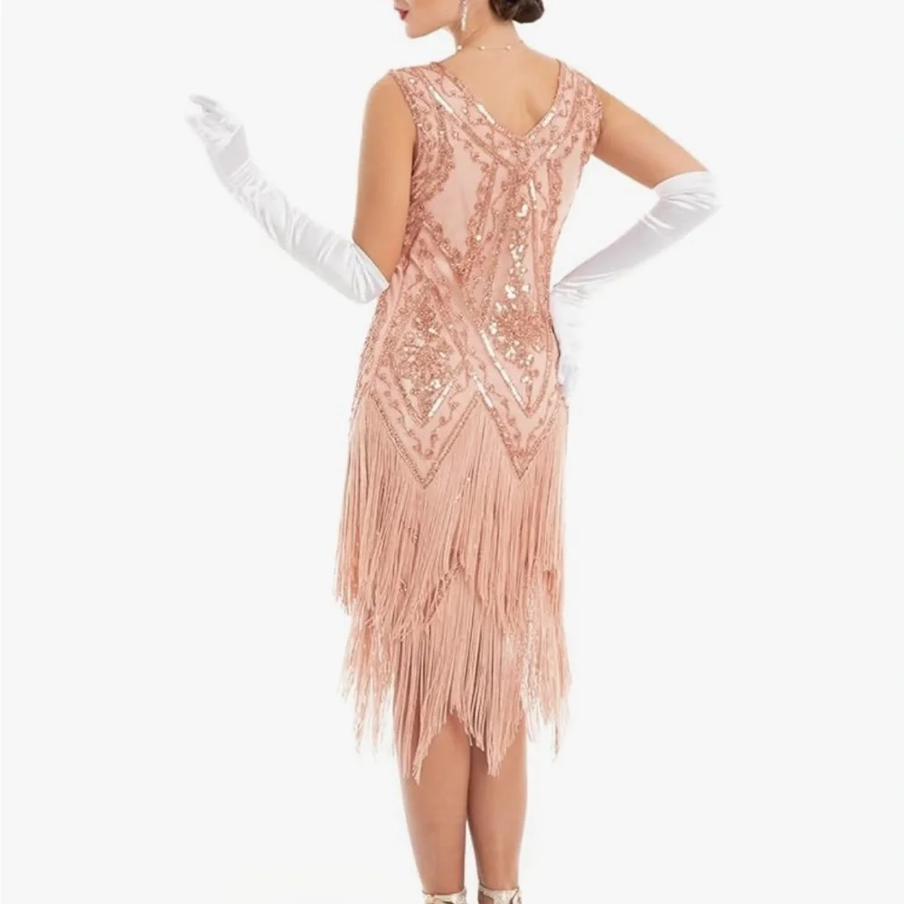 Women's 1920's Flapper Dress/Costume- - Picture 8 of 16